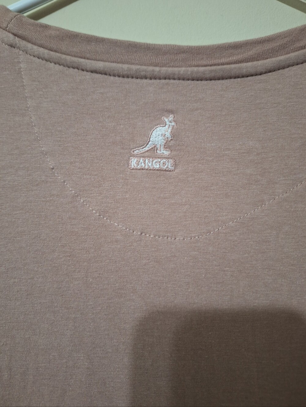 Kangol Dusty Rose Soft Cotton Modal Crewneck T-Shirt XXL Fits L/XL - Picture 8 of 8